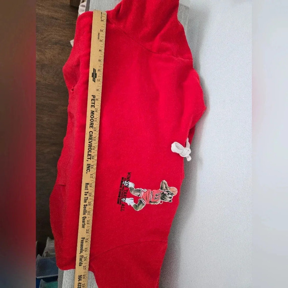 Hustle Gang Mens Size 4XL Bear Jordyn Hoodie Red T.I. TI Basketball #32 - Picture 7 of 8